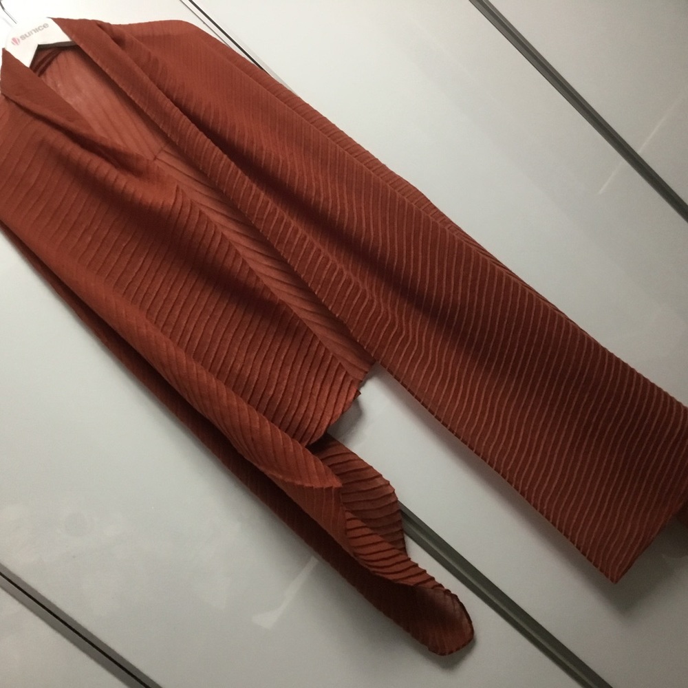 Scarf brick color Great condition